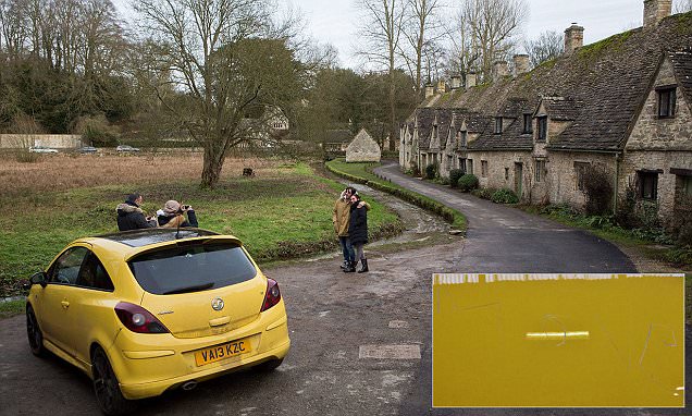 Yellow Corsa that was ruining Bibury written off