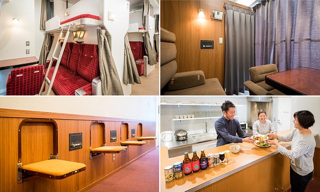 Inside Japan's new Train Hostel Hokutosei in Tokyo