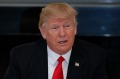 President Donald Trump speaks in the State Dining Room of the White House in Washington.