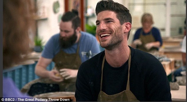 Ryan, the male model from Ipswich, sent viewers wild when he appeared on the show to compete to be top potter on the BBC2 show