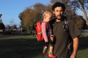 How to Dad is delighting viewers with his video, how to travel with a baby.