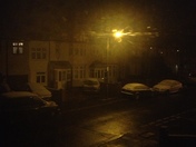 Light dusting of snow in Chadwell Heath