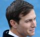 Jared Kushner arrives at the presidential inauguration on Friday US time.