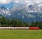 Speeding through Kitzbuhel, Tyrol, Austria.