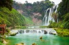 HUANGGUOSHU WATERFALLS. Asia's largest waterfalls – a series of nine cascades over two kilometres in the southern ...