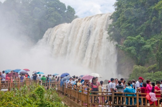 HUANGGUOSHU WATERFALLS. Asia's largest waterfalls â€“ a series of nine cascades over two kilometres in the southern ...