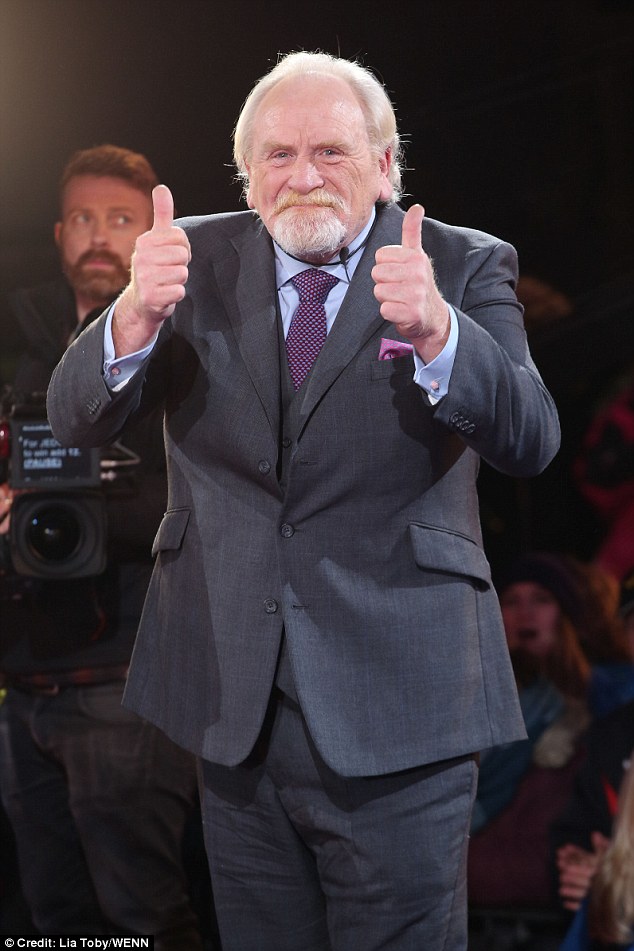 Legend: James Cosmo has become the eighth person to get evicted from the Celebrity Big Brother house on Friday night