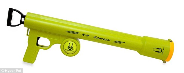 Puppy love: Hyper Pet™ K-9 Kannon™ Tennis Ball Launcher, $19.99, bedbathandbeyond.com