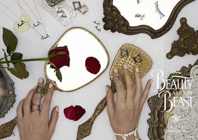 Jewelry Designer Carrie K. has partnered up with Disney for the second time to create a line celebrating the live-action remake of the classic film Beauty and the Beast 