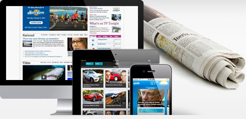 Fairfax Media's newspaper, desktop, iPad and iPhone ads