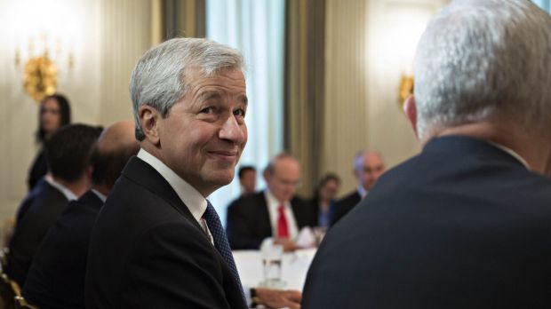 The President had praise for JPMorgan's Jamie Dimon. "There's nobody better to tell me about Dodd-Frank than Jamie, so ...