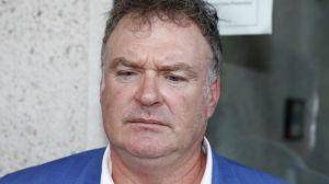 Rod Culleton departs the High Court earlier this week. 