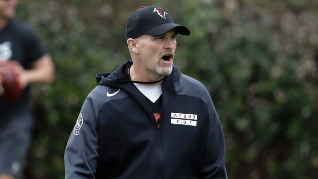 All Blacks fan: Atlanta Falcons head coach Dan Quinn.