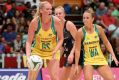 Unstoppable: Caitlin Thwaites led the Diamonds to another victory over the Silver Ferns.