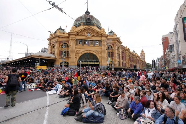 Invasion Day Melbourne rally