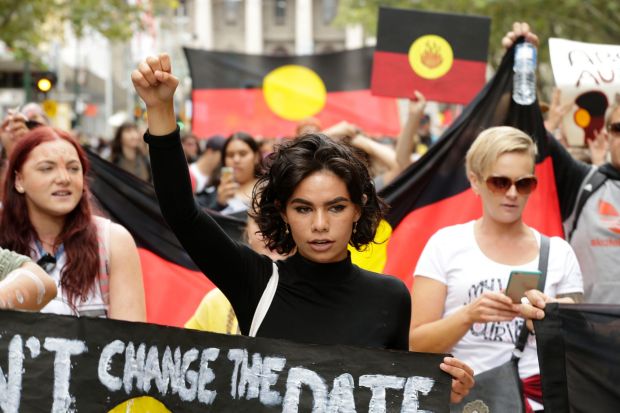 Invasion Day Melbourne rally