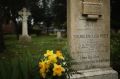 Mourned: Poet John Keats' gravestone. 