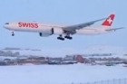 Swiss flight was travelling from Zurich to Los Angeles.