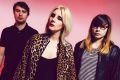 White Lung: Kenneth William, Mish Barber-Way and Anne-Marie Vassiliou.