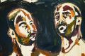 Myuran Sukumaran's untitled self-portrait (<i>Double Self-Portrait, Embracing</i>), part of <i>Another Day In ...