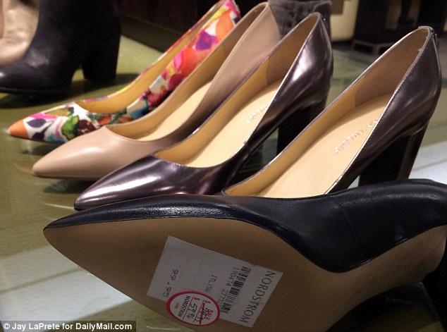 Ivanka's shoes seemed to be on deep discount at multiple Nordstrom Rack stores, including this one in Ohio 