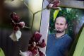 Darren Galea, in a photo alongside an orchid at his father's home, lived a quiet life and had few social connections.