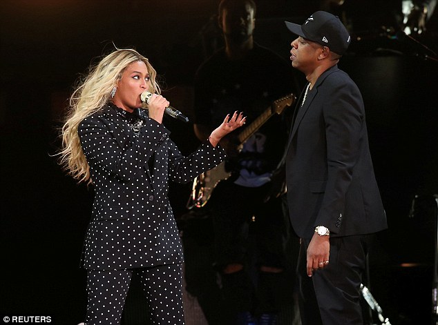 Keeping mum: The singer was last pictured on stage with Jay-Z on November 4 while performing at a fundraiser for Democratic U.S. presidential candidate Hillary Clinton