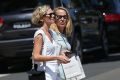 Sarah Murdoch helps stepmother-in-law Jerry Hall shop in Sydney this week.