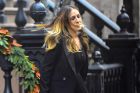 Sarah Jessica Parker is seen in the West Village on January 28, 2017 in New York City.
