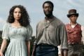 The magnificent seven escaped slaves in <i>Underground</i>: (from left) Henry (Renwick Scott), Zeke (Theodus Crane), ...