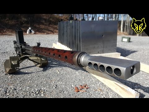 20mm Anti Tank Rifle vs 16 Steel Plates!