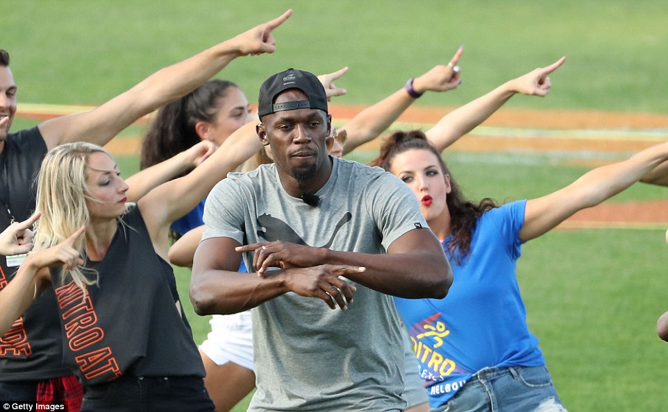 Usain Bolt was the star on Saturday night as he entertained crowds during the Nitro Athletics 