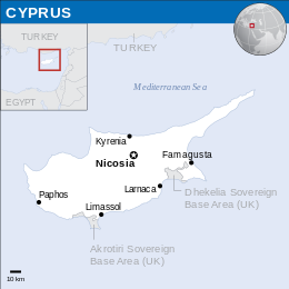 Mapa de Chipre