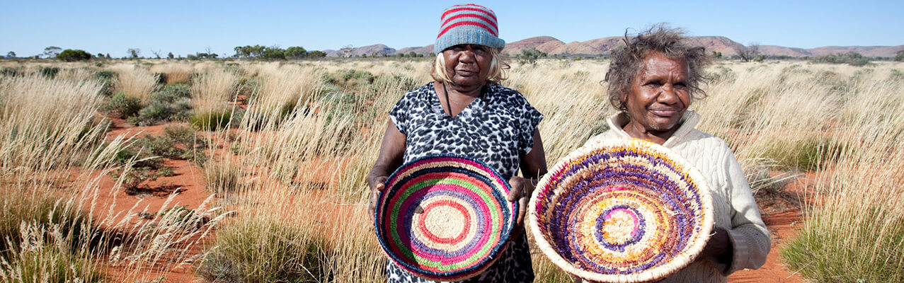 tjanpi desert weavers aboriginal baskets art sculpture ethical weavers weaving indigenous central australia