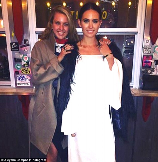 Sister act! Jesinta Franklin, has credited her younger sister and fashion stylist Aleysha (left) for keeping her grounded as she continues to rise up the modelling ranks around the world