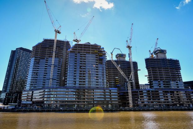 The apartment boom has left the city with mainly one and two-bedroom apartments.