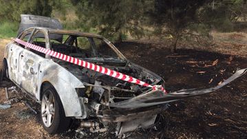 Three cars have been destroyed by suspicious blazed in Adelaide overnight. (9NEWS)