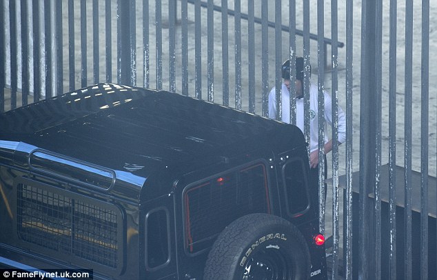 The 17-year-old walks over to the skatepark's fence to have a word with his father, who found himself in the middle of a media storm today