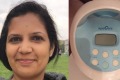 Gayathiri Bose and her breast pump.