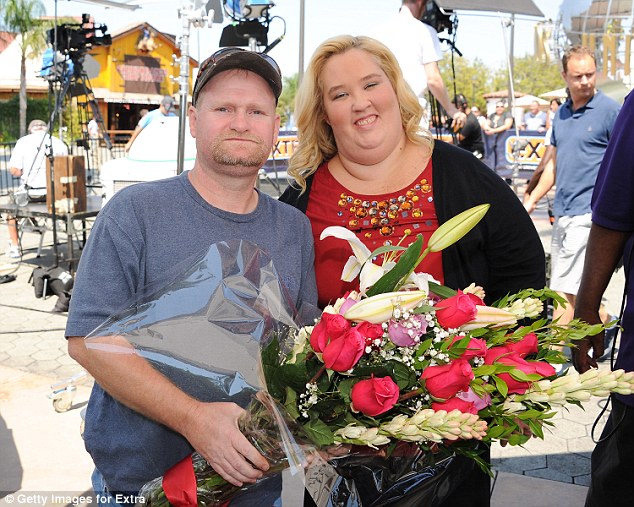 His ex: The star dated Mama June Shannon - who he had Alana 'Honey Boo Boo' Thompson, 11, with - for several years before they split in 2014 after claims of cheating. Pictured 2013