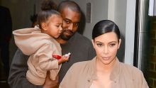 America's most famous family, Singer Kanye West and North West and Kim Kardashian