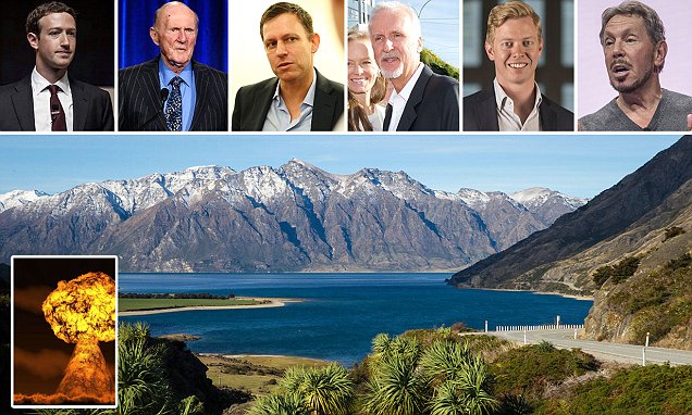 Tech billionaires are building boltholes in New Zealand