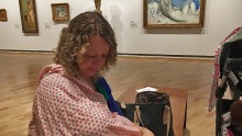 Christie Rea was told to ''cover-up'' as she breastfed her baby daughter at the National Gallery of Australia.