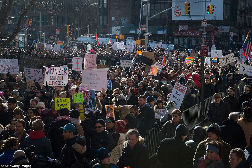 Thousands of people seemed to turn out to the LGBT Solidarity Rally at Stonewall Inn on Saturday