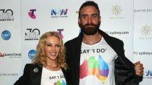 Splitsville: Kylie Minogue and Joshua Sasse.