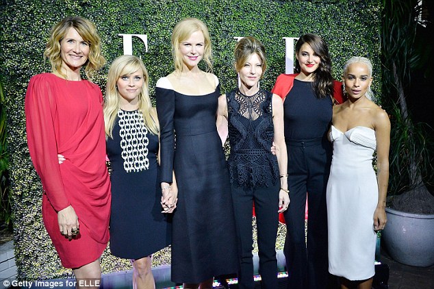 Star power: Reese is one in an ensemble cast for the upcoming HBO show Big Little Lies. The group posed at an  ELLE event last month in LA