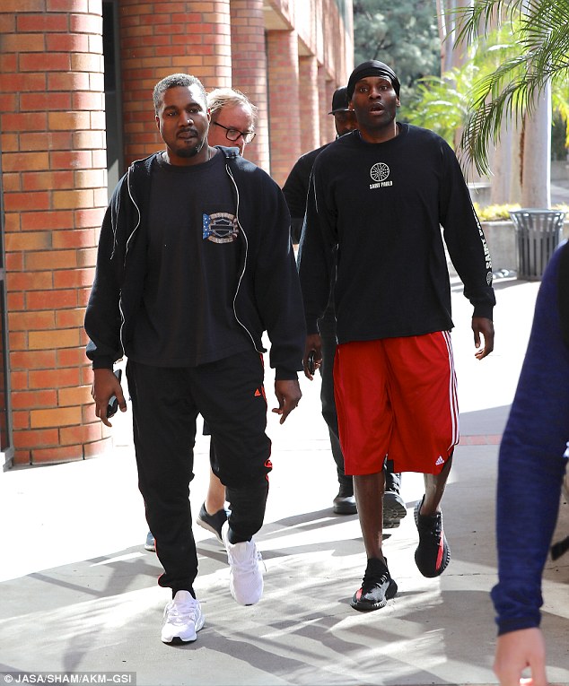 'The New Workout Plan' Kanye West hit the gym on Saturday too, as he was pictured out with his trainer Coach Don early in the AM