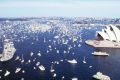 Australia Day Celebration on Sydney Harbour. 