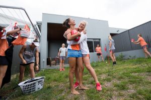 Interstate players on the Greater Western Sydney Giants women's team share two duplexes in Condell Park, Sydney. 