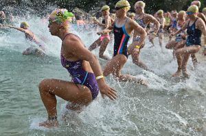SYDNEY, AUSTRALIA - FEBRUARY 05: The 2017 Cole Classic at Manly.Womes 5km start on Feb 5, 2017 in Sydney, Australia. ...